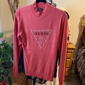 GUESS Pink Women's Top
